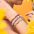Vagues étoilées | Argent sterling 925 | Bracelet en verre Firefly